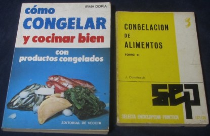 LIBROS PRODUCTOS CONGELADOS CONGELACION ALIMENTOS